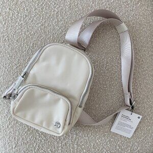 NWT Lululemon Everywhere Sling Bag Small 2L in 'Light Ivory'